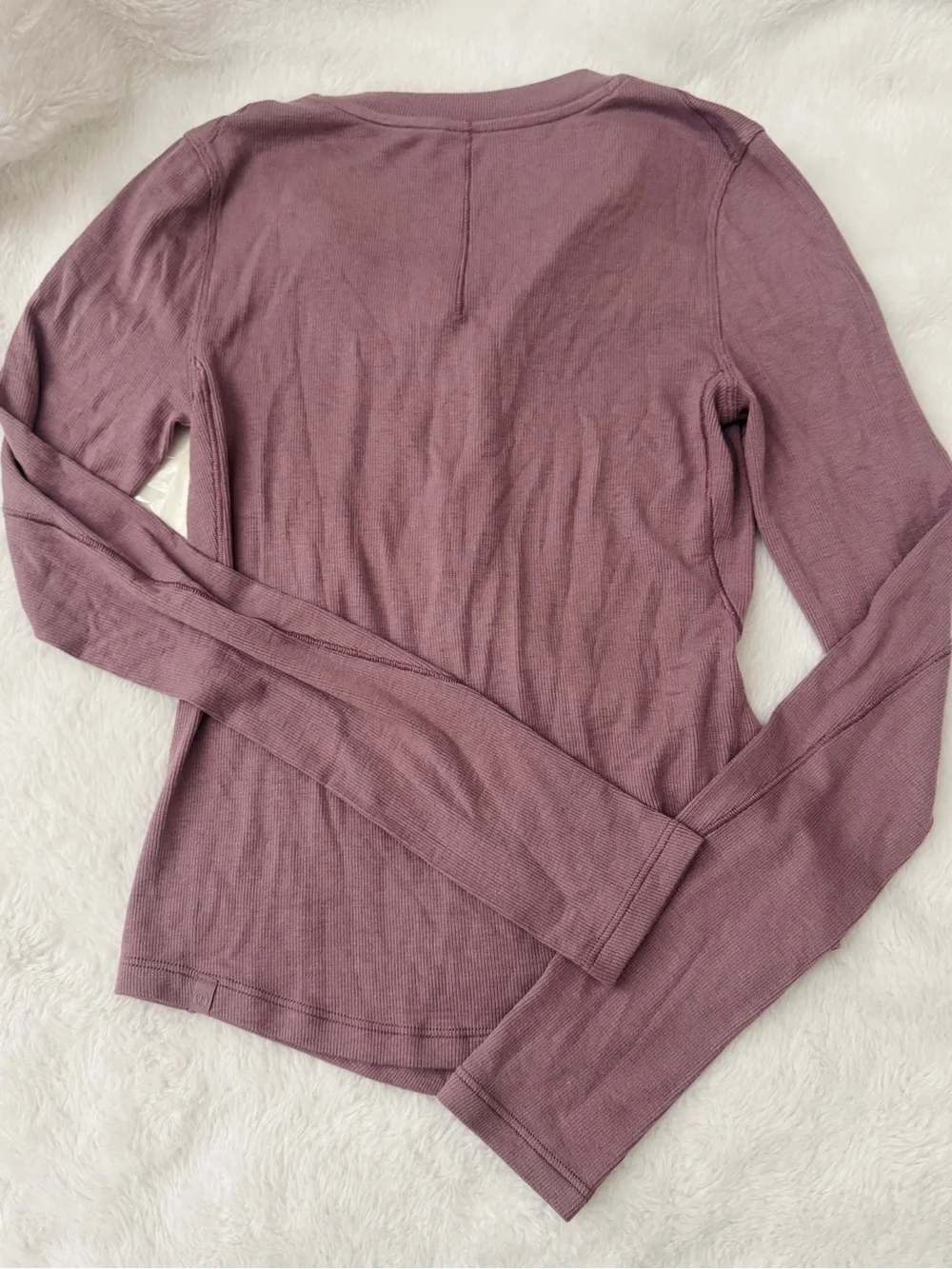 Lululemon Hold Tight Long-Sleeve Henley Lavender lux size 2/ NWT